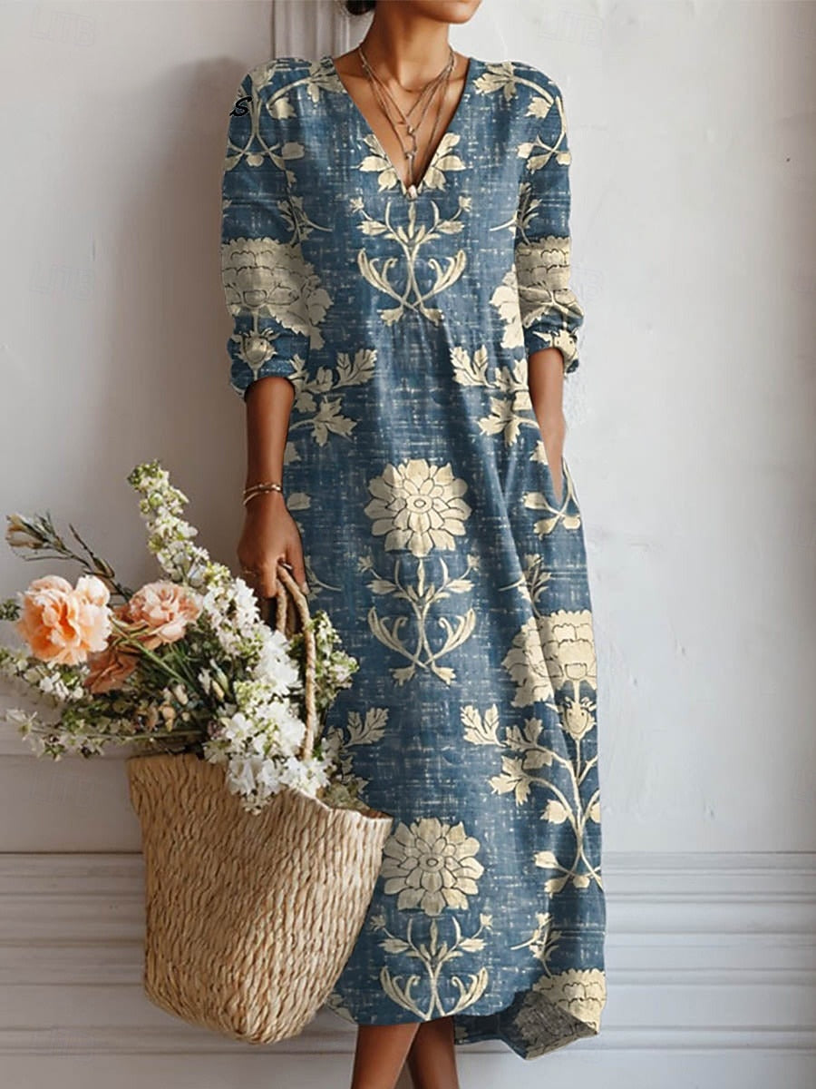 caroline rose linen dress Karin™
