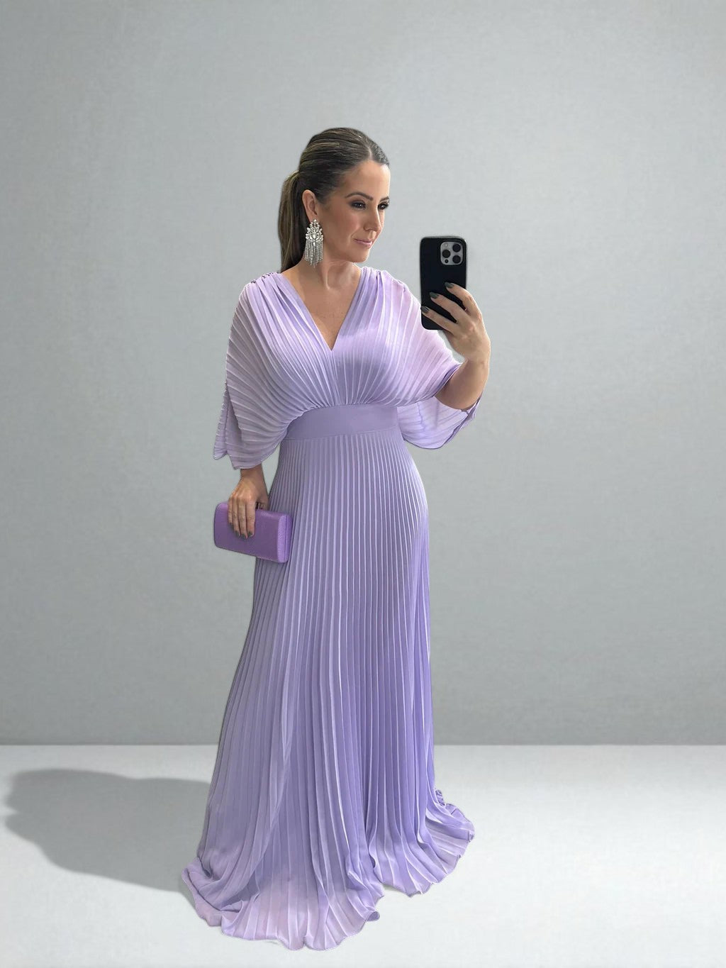 Isa™ | Elegant Pleated Maxi Dress