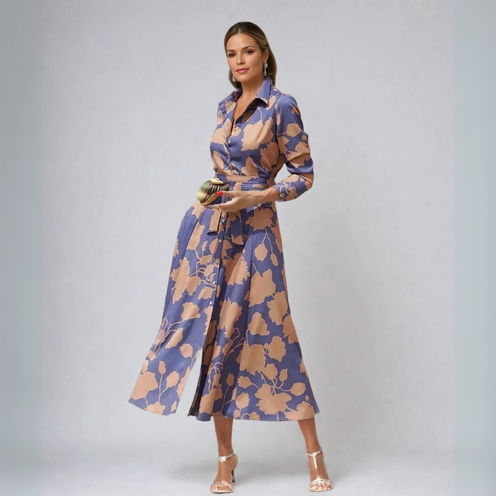 Claire | Elegant dress with floral print