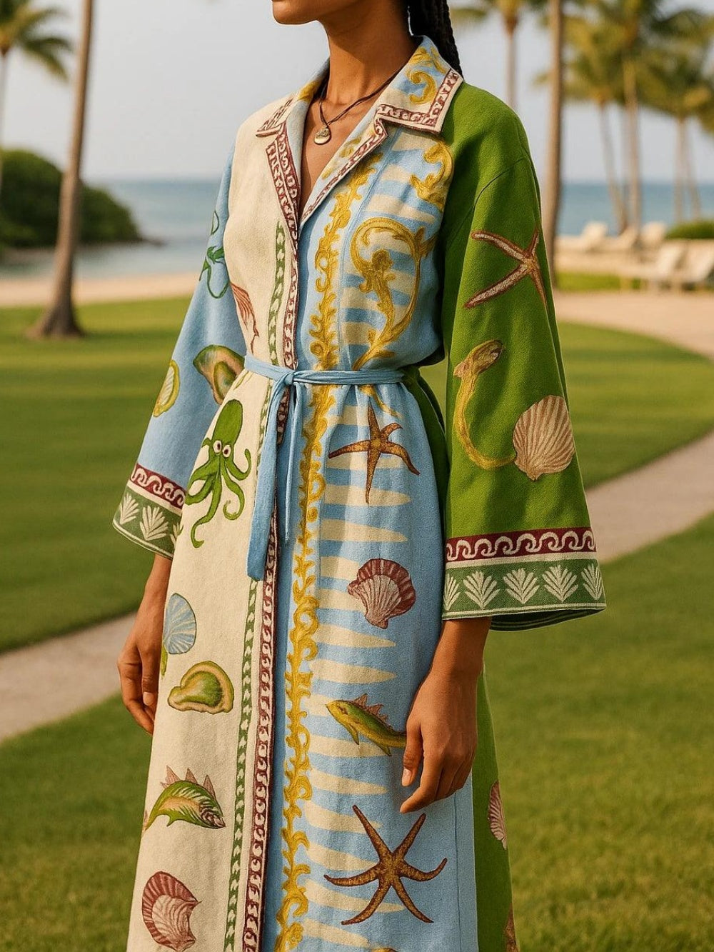 Grace™ | Relaxed Belted Midi Dress