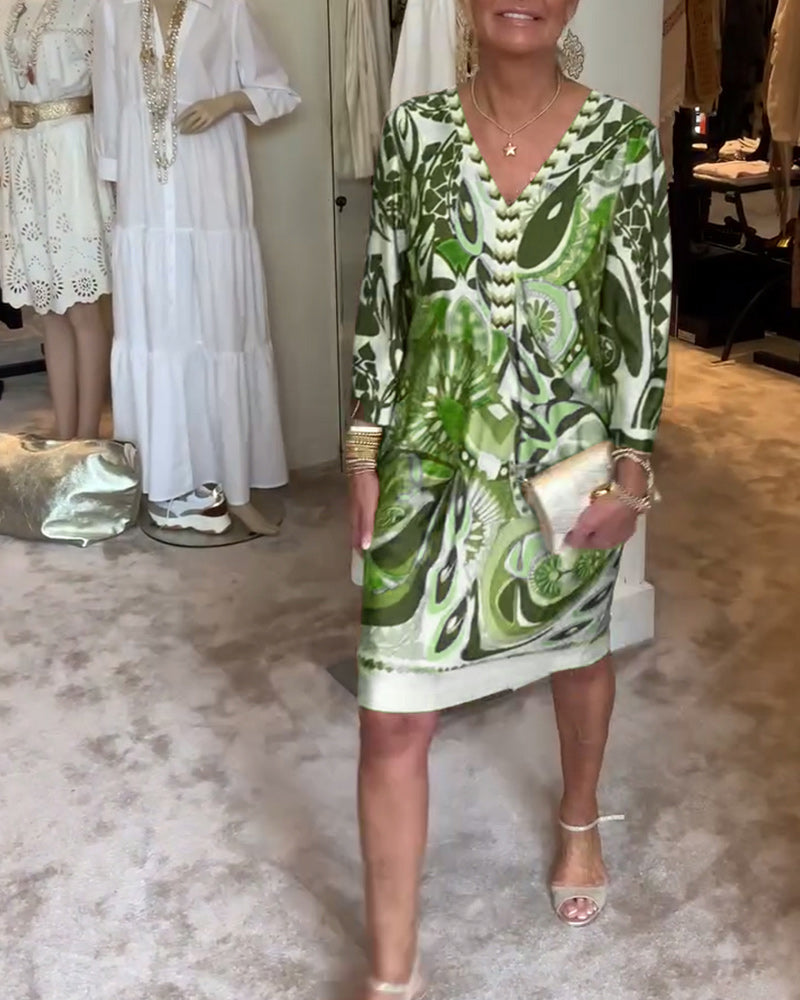 Fia | Vibrant dress with striking pattern and bright design