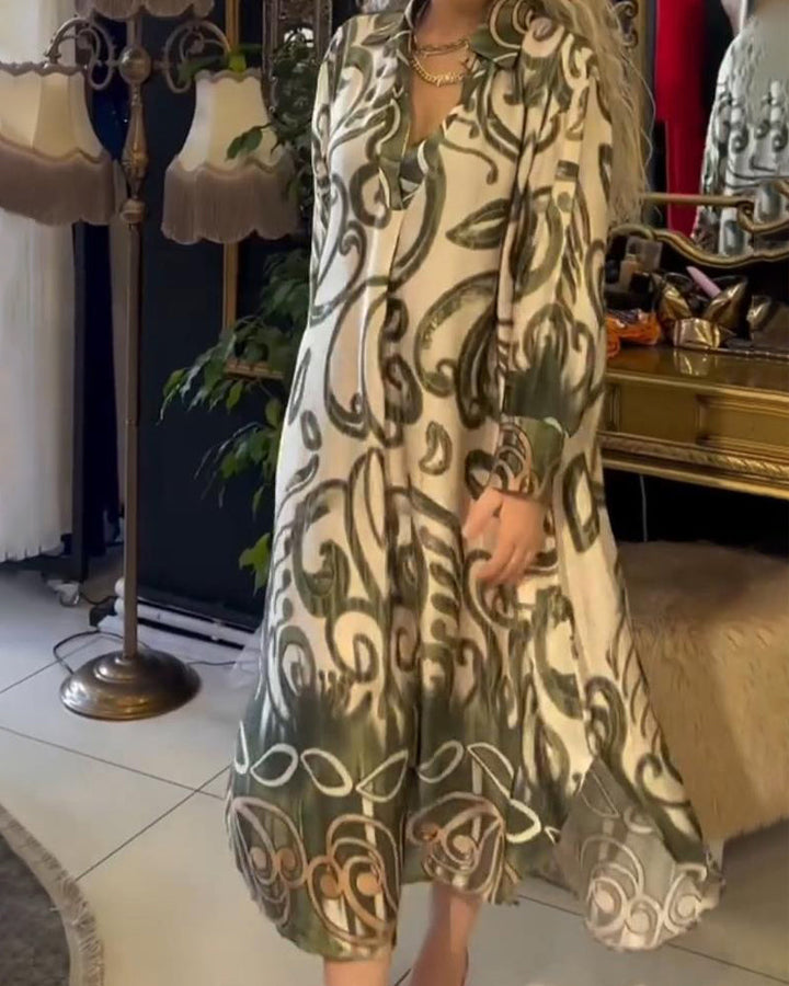 Eliane | Elegant dress with print