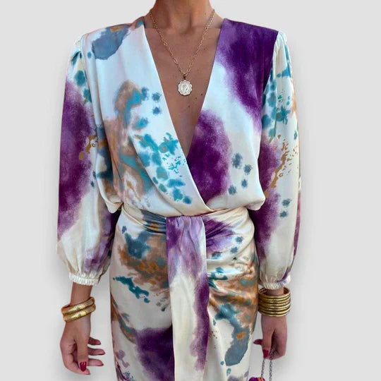 Zoe™ | Elegant V-Neck Dress