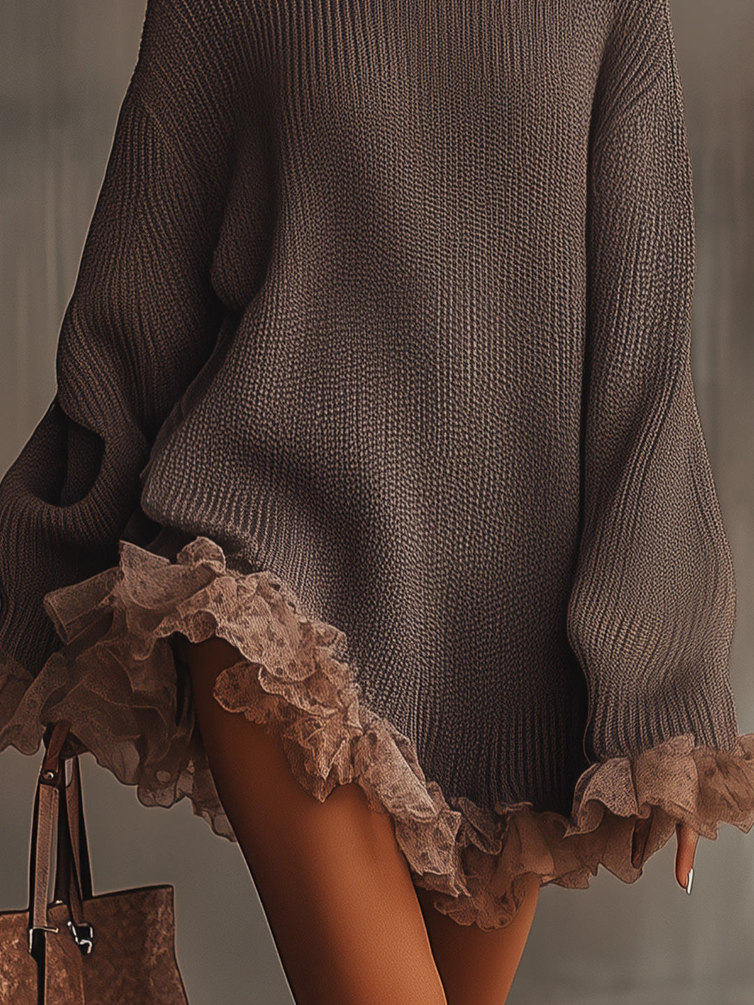 Luna™ | Ruffled Knit Dress