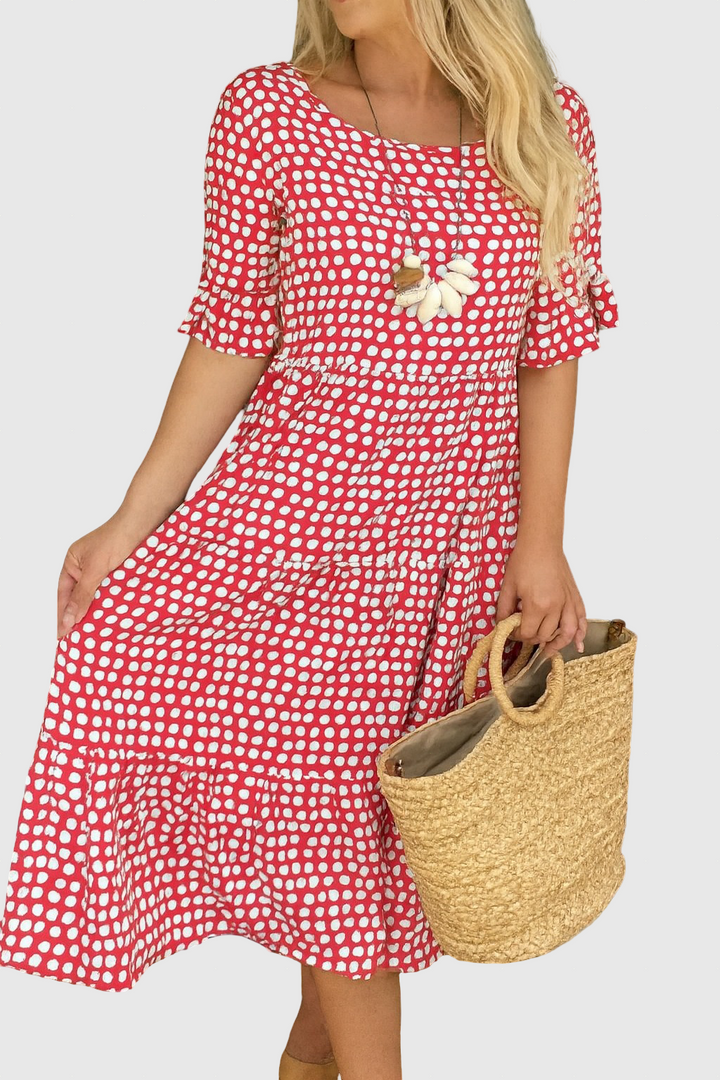 Iris | Sable Midi Dress