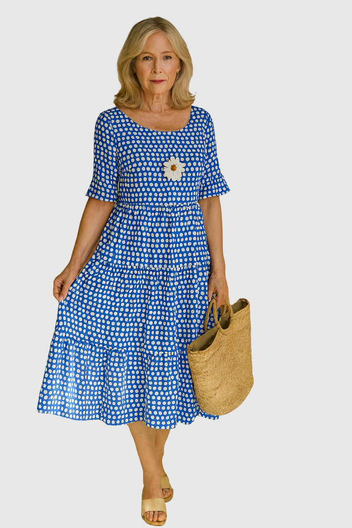 Iris | Sable Midi Dress