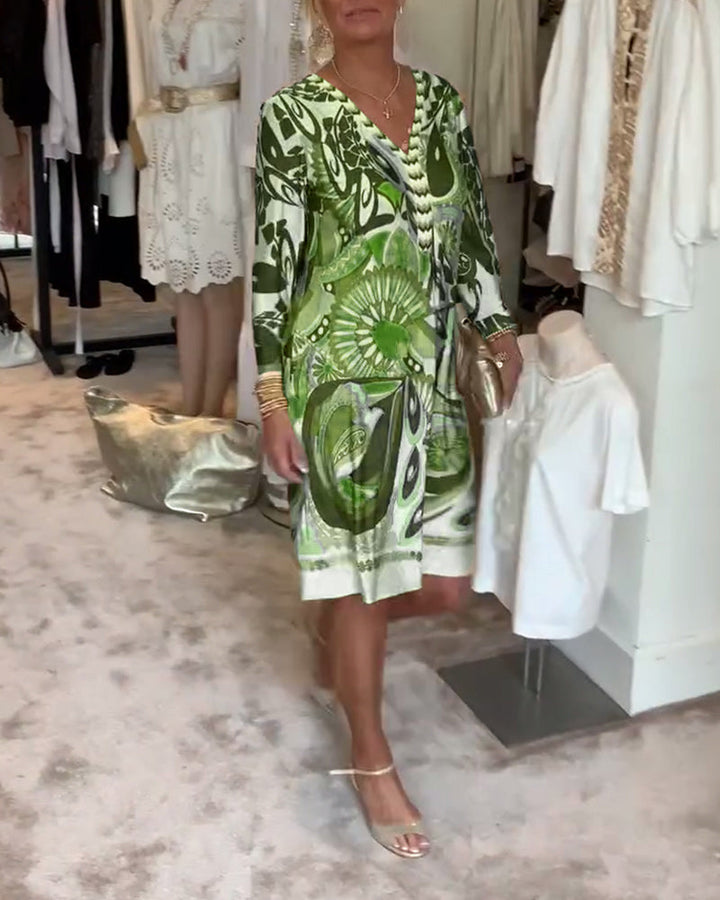 Fia | Vibrant dress with striking pattern and bright design