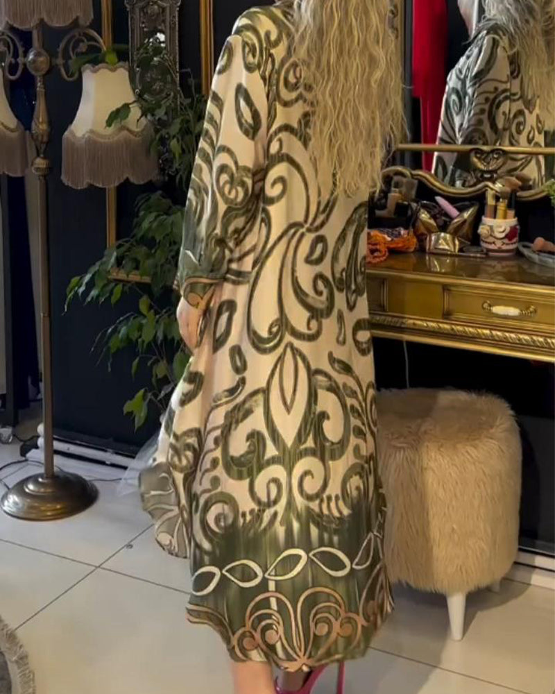 Eliane | Elegant dress with print
