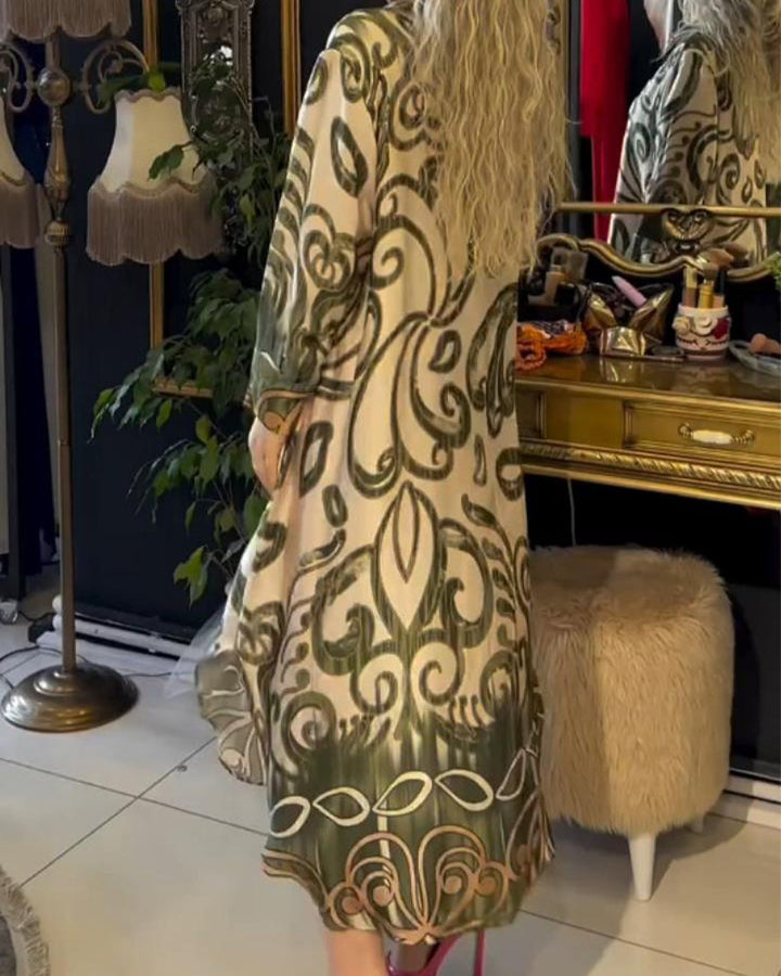 Eliane | Elegant dress with print