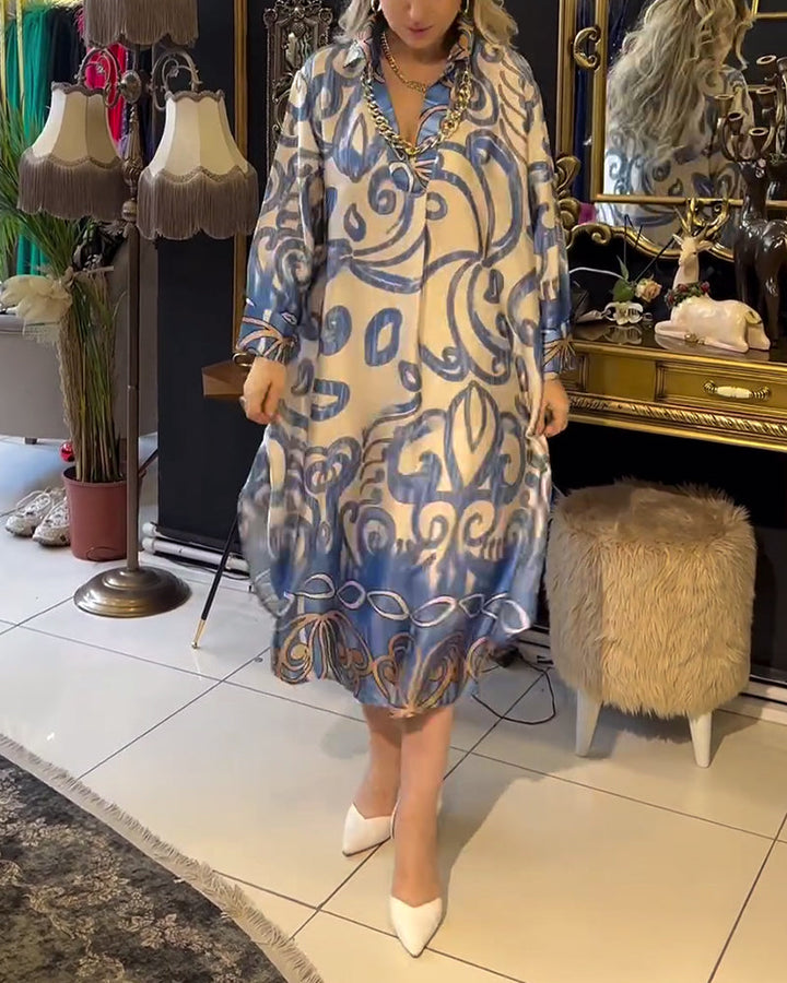 Eliane | Elegant dress with print