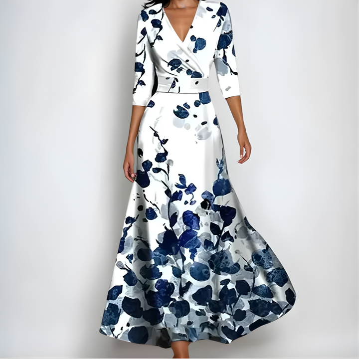 Éilis | Luxury dress with floral print