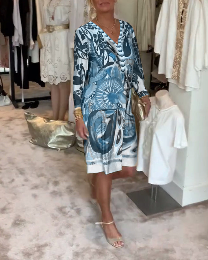 Fia | Vibrant dress with striking pattern and bright design