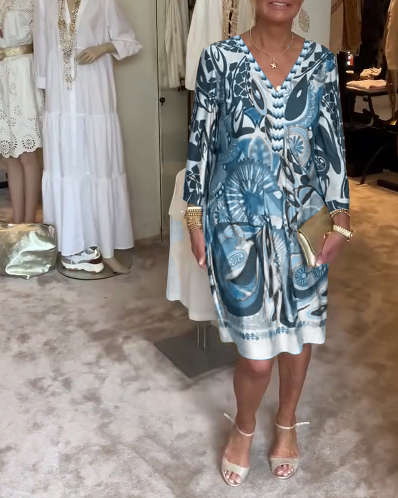 Fia | Vibrant dress with striking pattern and bright design