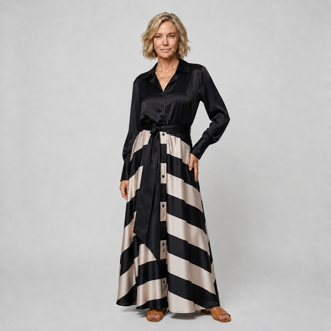 Mila Maxi Striped Dress