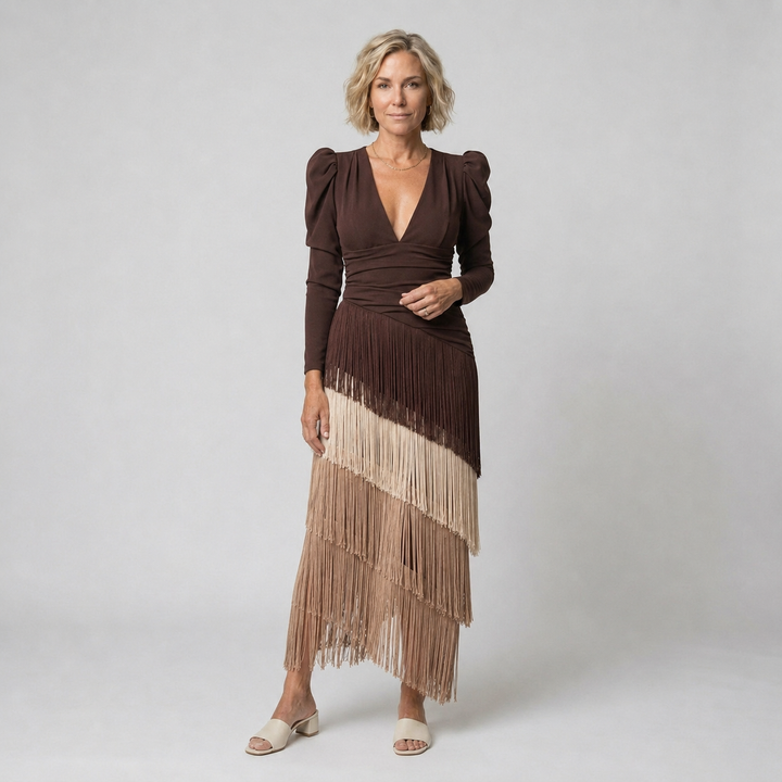 Ronda Fringe Dress