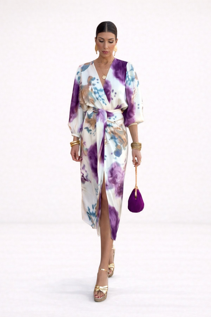 Zoe™ | Elegant V-Neck Dress
