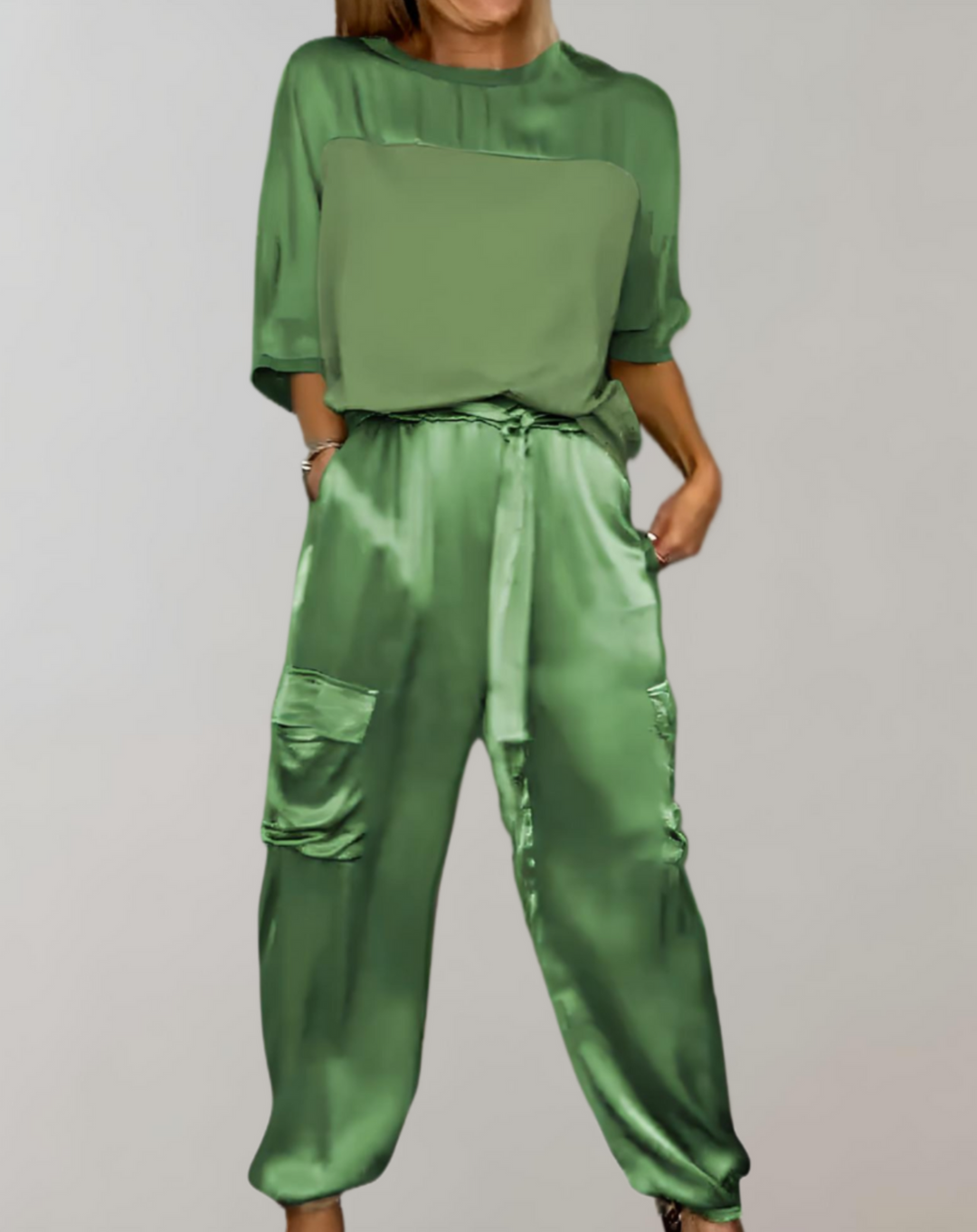 Finley - Silky Soft Cargo Lounge Set