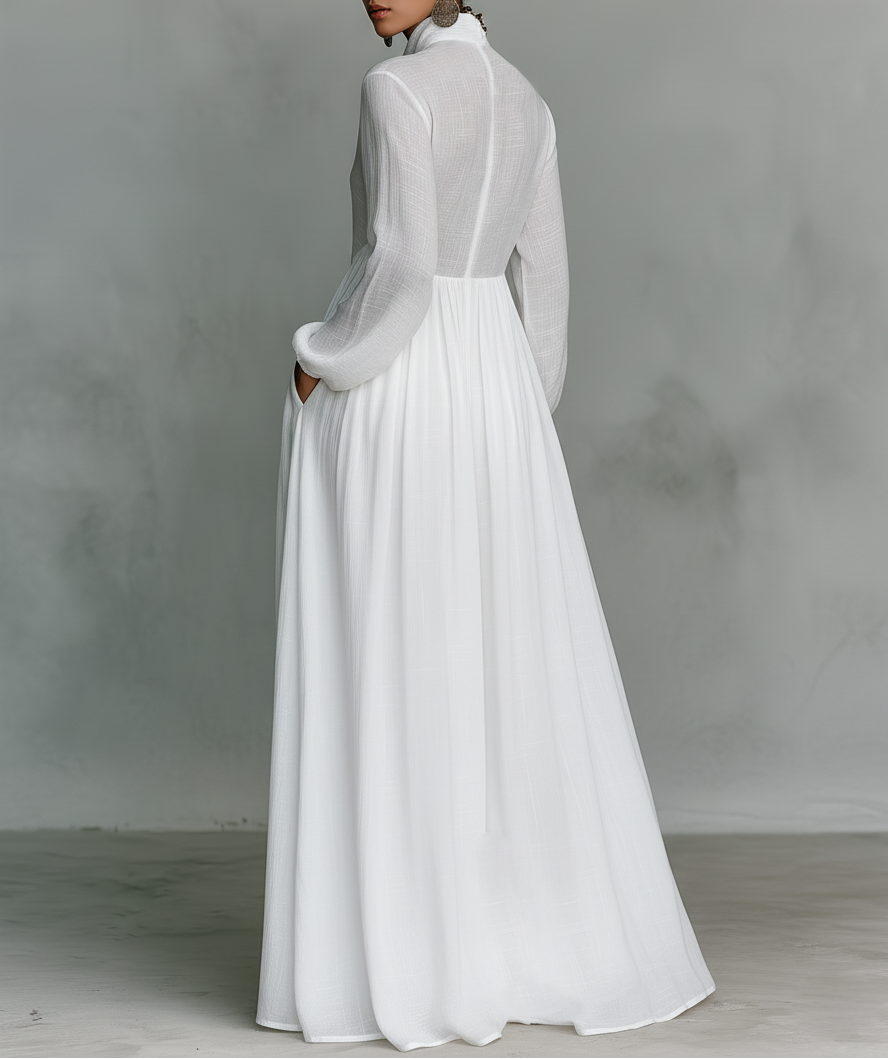 Serena™ | Maxi dress with front buttons