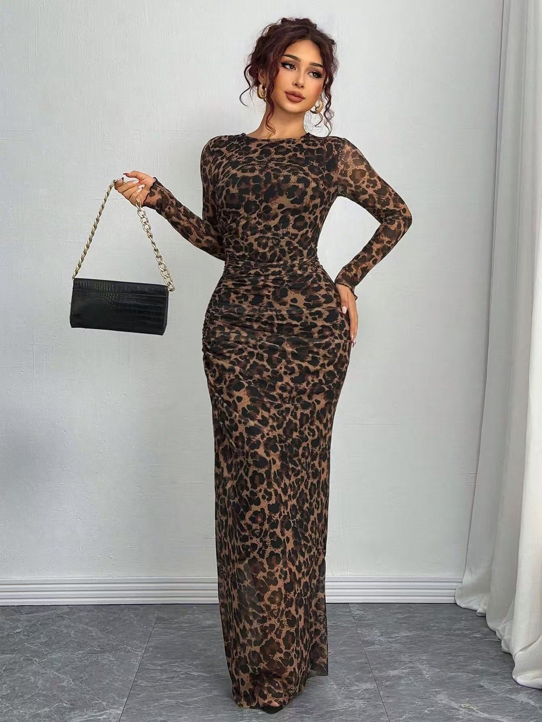 Mia™ | Printed Maxi Bodycon Dress