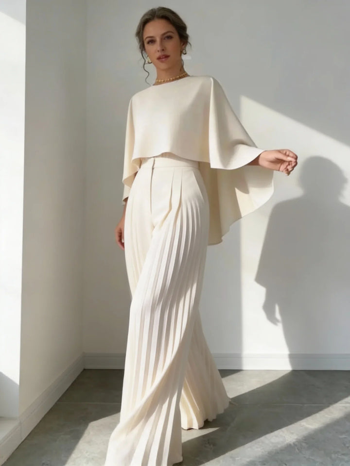 Pleated maxi dress