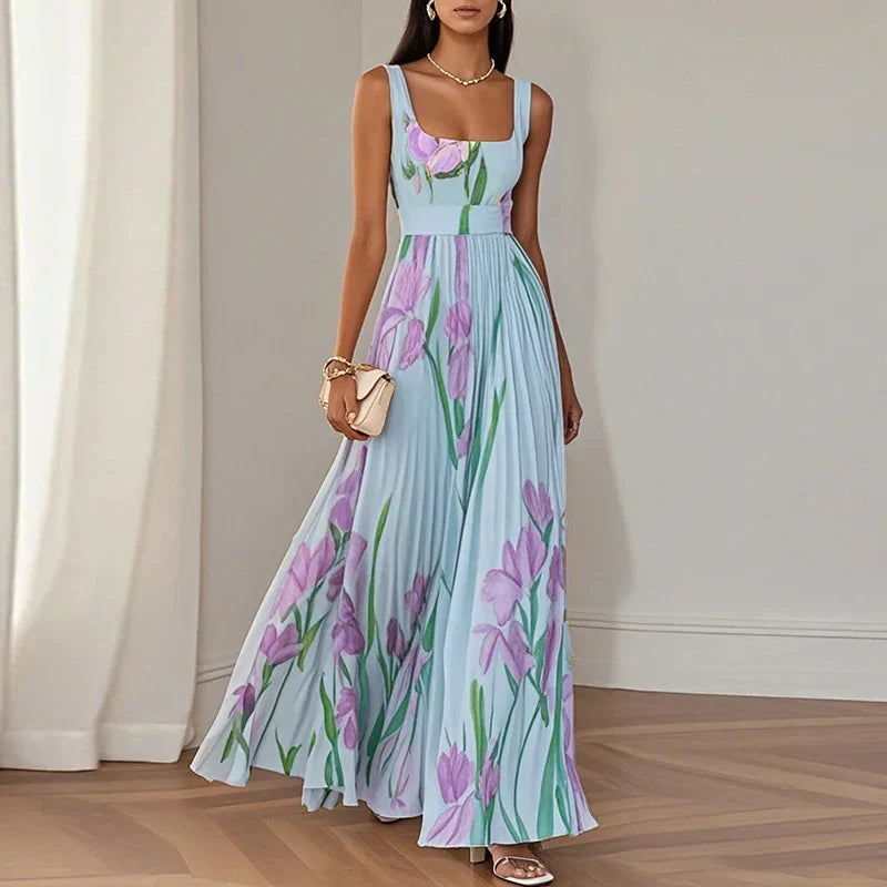 Oriah™ | Floral maxi dress with A-line