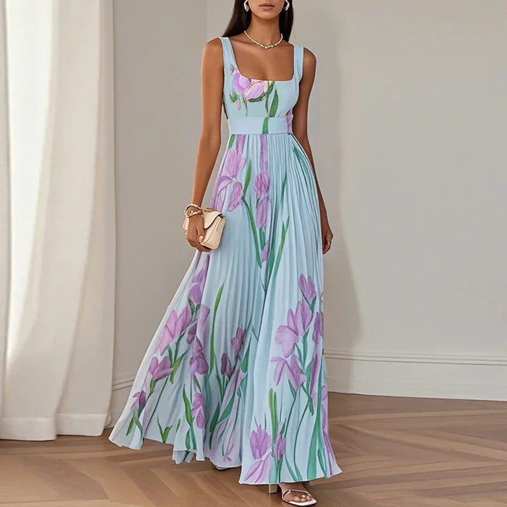 Oriah™ | Floral maxi dress with A-line