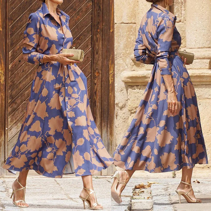 Claire | Elegant dress with floral print