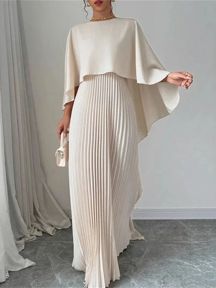 Pleated maxi dress