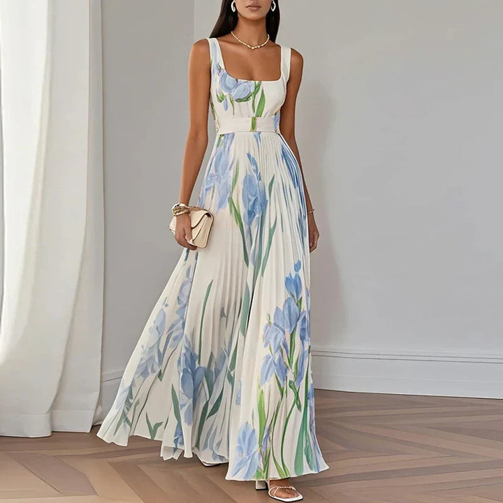 Oriah™ | Floral maxi dress with A-line