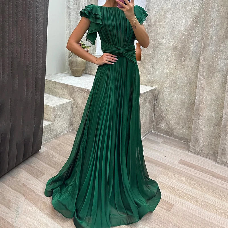 Abigail™ | Pleated Evening Dress