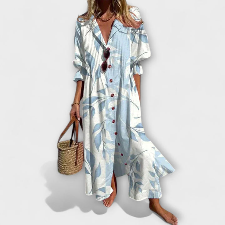 Lila - Tailored Maxi Coat with Abdominal Cover