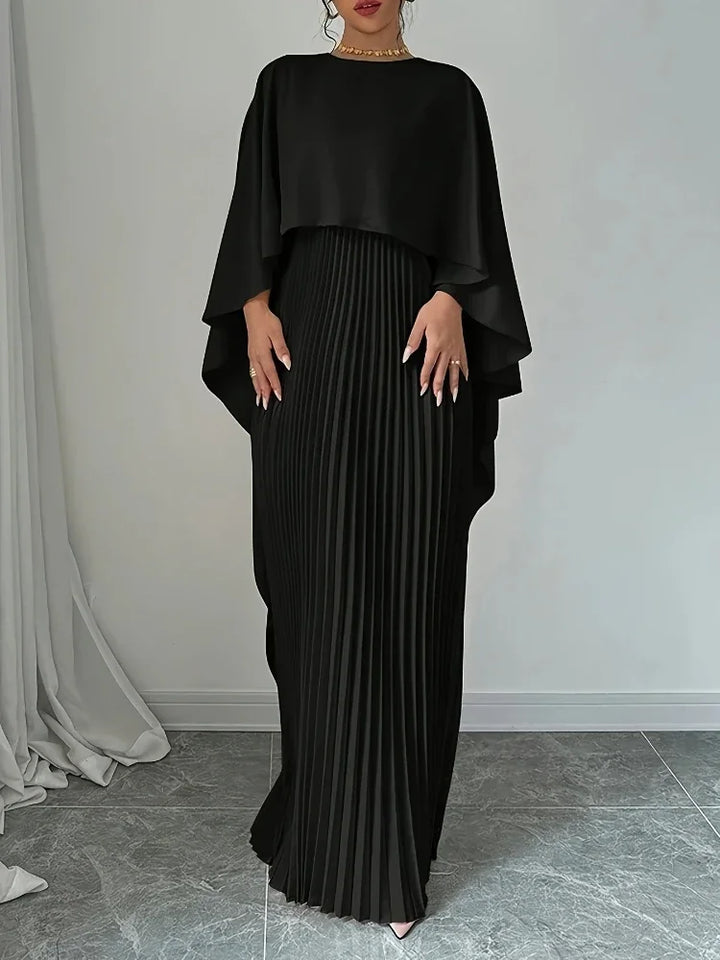 Pleated maxi dress