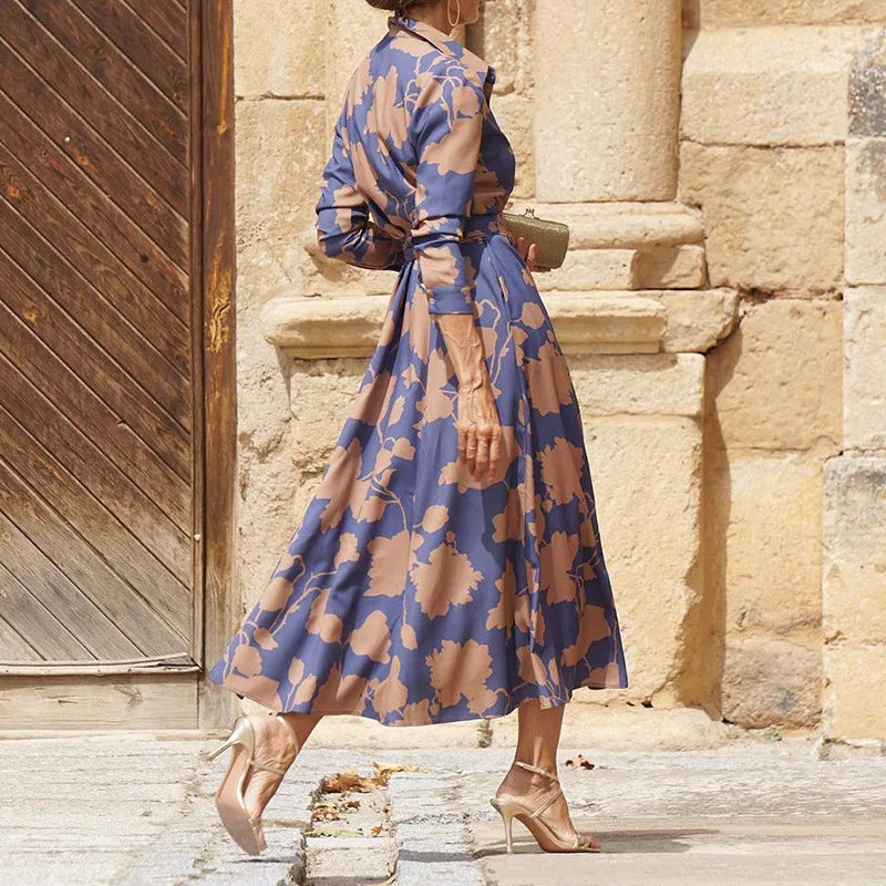 Claire | Elegant dress with floral print
