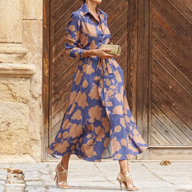 Claire | Elegant dress with floral print