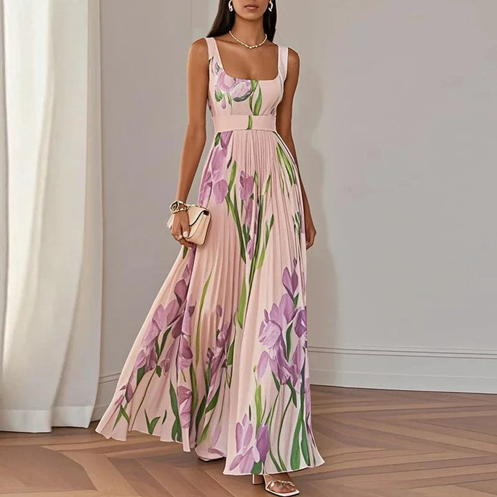 Oriah™ | Floral maxi dress with A-line
