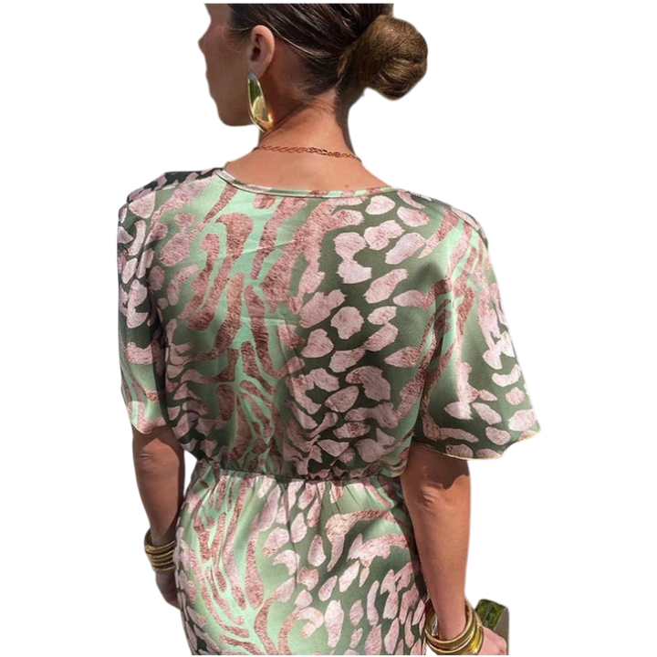 Fleur™ | Elegant Wrap Maxi Dress