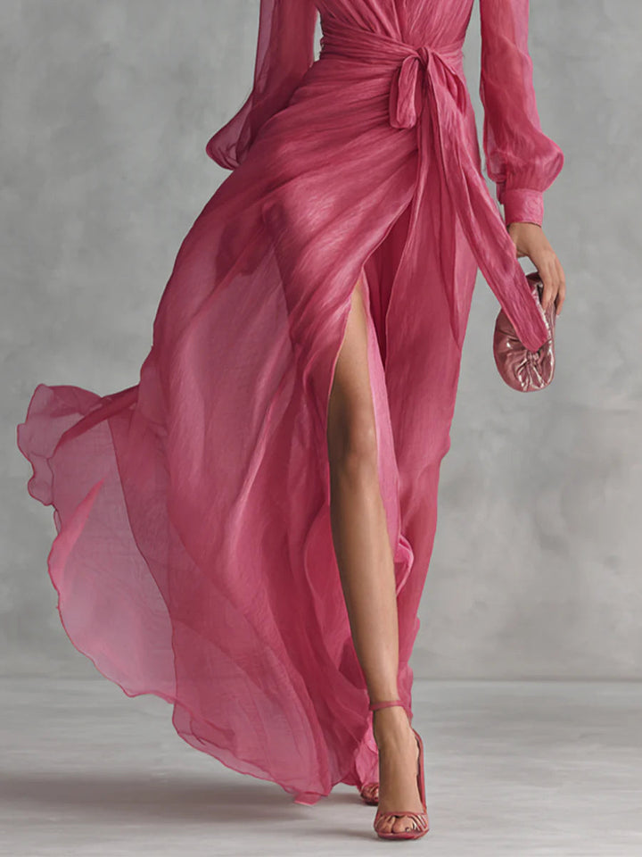 Ellie™ | Breezy V-neck Maxi Dress