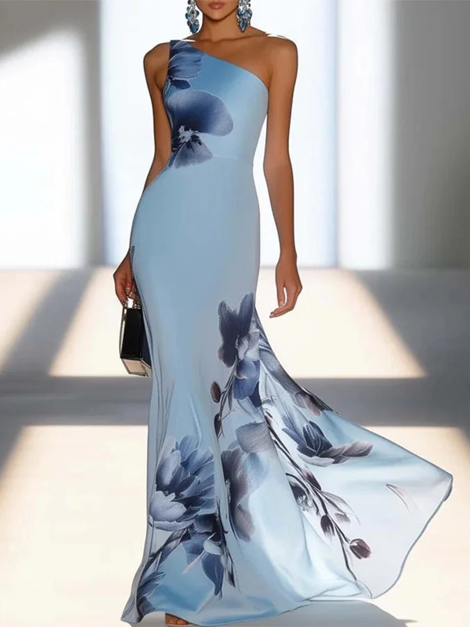 Hazel™ | Elegant Printed Maxi Dress