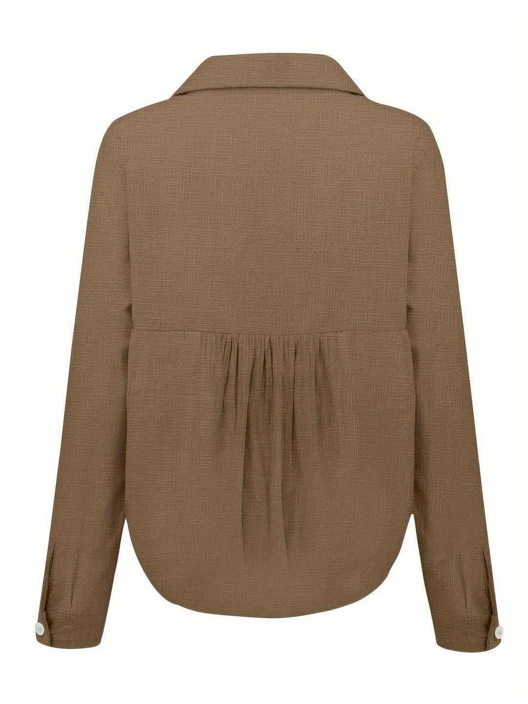 The Soline™ Linen Sunset Button-Down