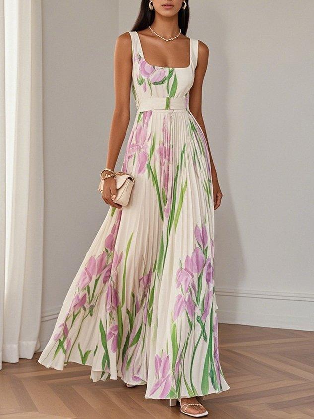 Raelynn™ | Elegant Pleated Maxi Dress