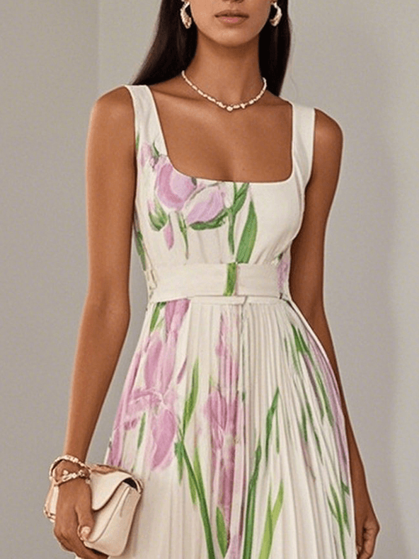 Raelynn™ | Elegant Pleated Maxi Dress