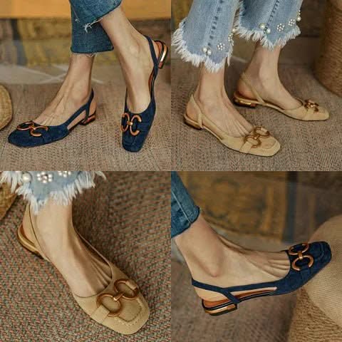 CAMILA | ORTHOPEDIC LEATHER BUCKLE SANDALS