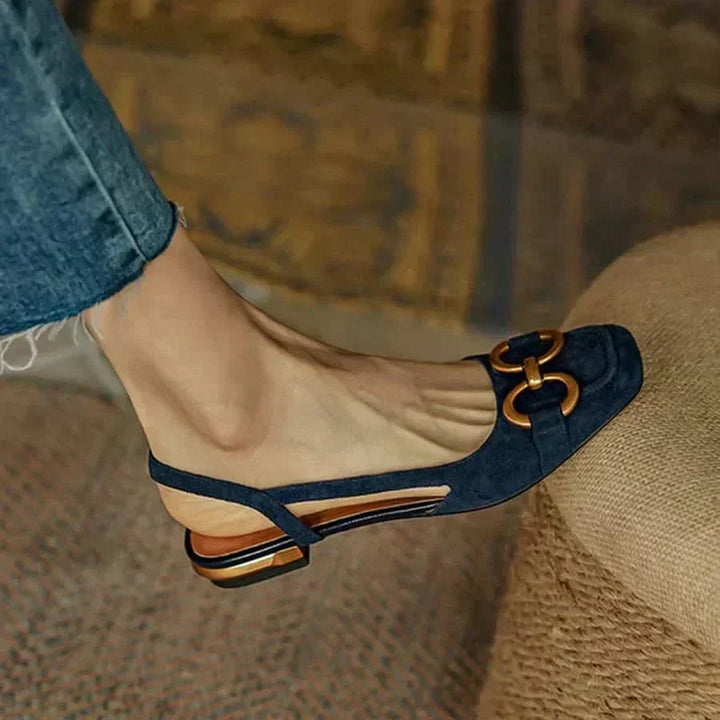 CAMILA | ORTHOPEDIC LEATHER BUCKLE SANDALS