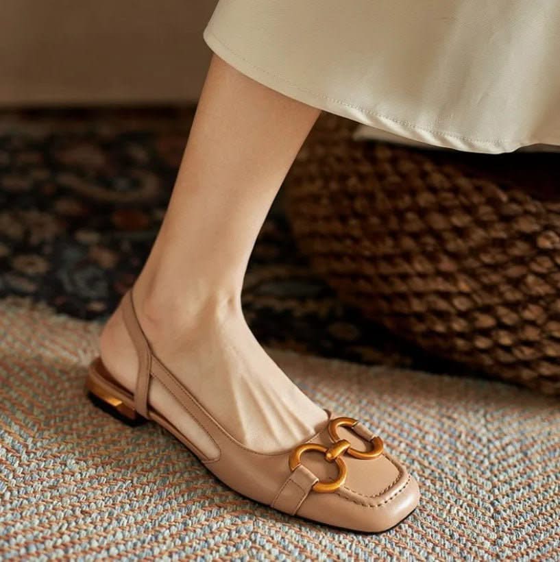 CAMILA | ORTHOPEDIC LEATHER BUCKLE SANDALS