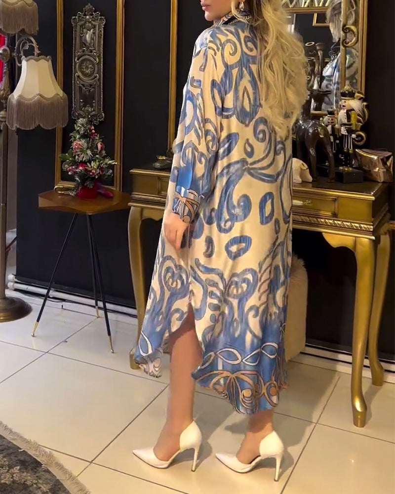 Eliane | Elegant dress with print
