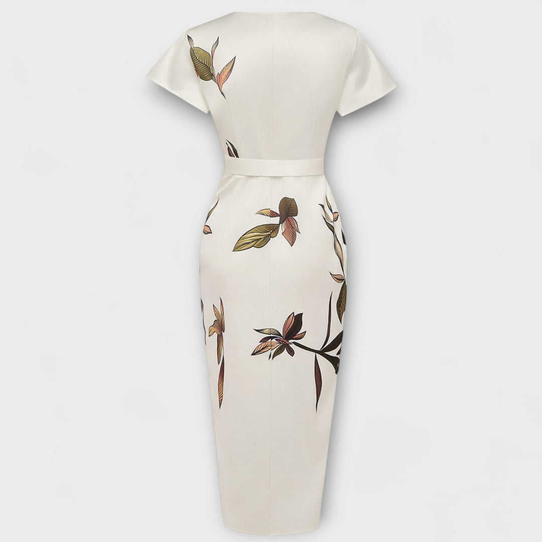 Satin Wrap Dress