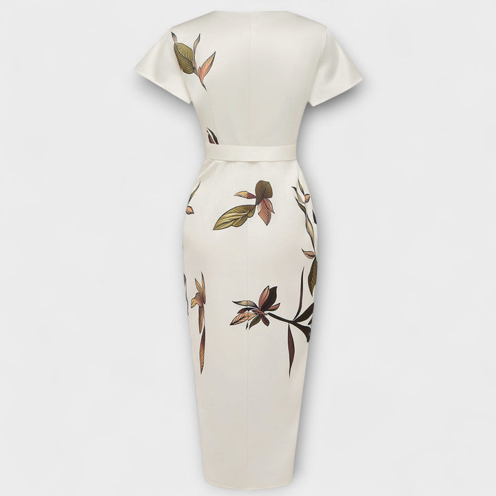 Satin Wrap Dress