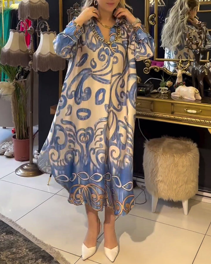 Eliane | Elegant dress with print