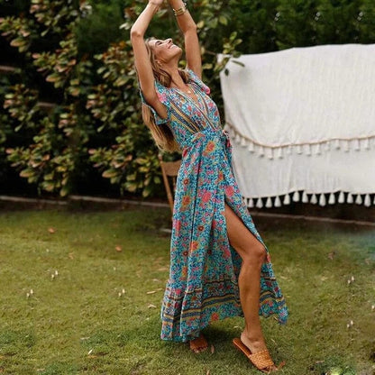 Veronica™ - Maxi Jurk Met Hoge Split