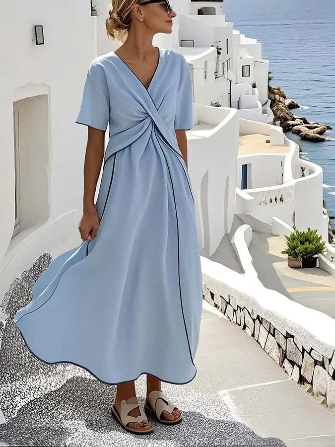 Sterre™ | Elegant Striped Maxi Dress